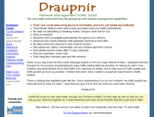 Tablet Screenshot of draupnirsoft.com
